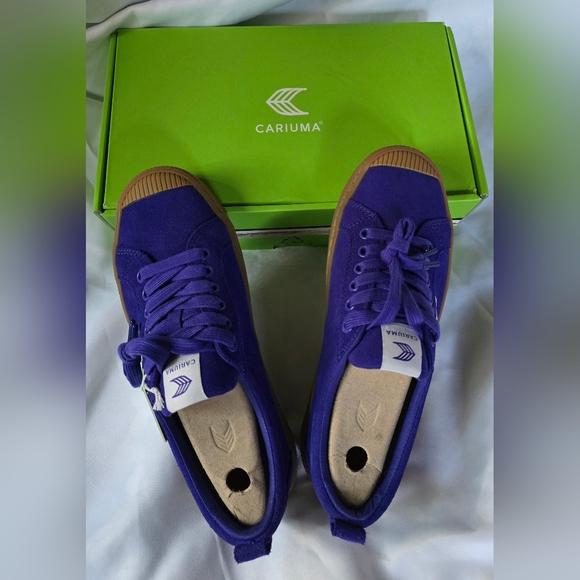 Cariuma Womens OCA Low Gum Liberty Purple Sneakers - Picture 3 of 8